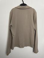 10days beige blazer met gele details maat 4 / 44, Beige, Online@10dayslifestyle.nl, Maat 42/44 (L), 10days