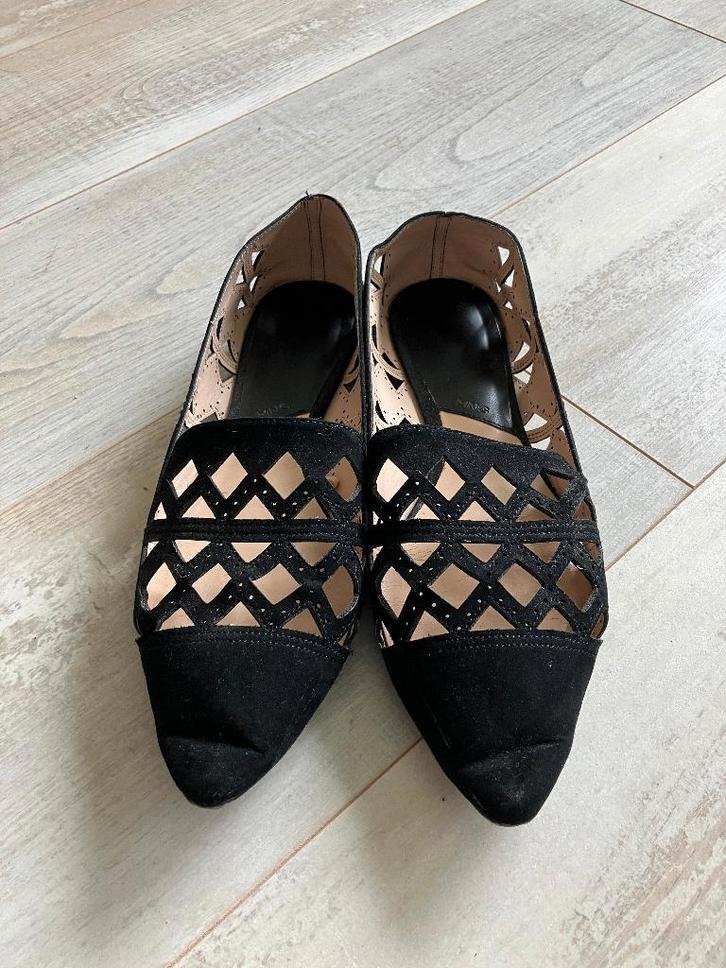 Instappers van Mango, Kleding | Dames, Schoenen, Gedragen, Instappers, Zwart, Ophalen of Verzenden