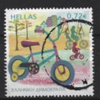 2014-44 Griekenland zegel van €0,72 serie De fiets, Ophalen of Verzenden, Griekenland, Gestempeld