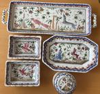 Handbeschilderd Coimbra Potter servies set Berardos Portugal, Antiek en Kunst, Antiek | Servies compleet, Ophalen of Verzenden