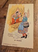 Meisje kijkt naar poppenkast, Verzenden, Voor 1920, Ongelopen, Kinderen