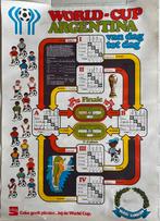 Posters WK-voetbal 1978 Argentinië, Verzamelen, Sportartikelen en Voetbal, Ophalen of Verzenden, Gebruikt, Poster, Plaatje of Sticker