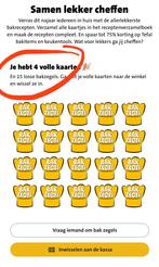 Jumbo Bakzegels, Ophalen, Winkel, Super of Benzinepomp, Volle spaarkaart