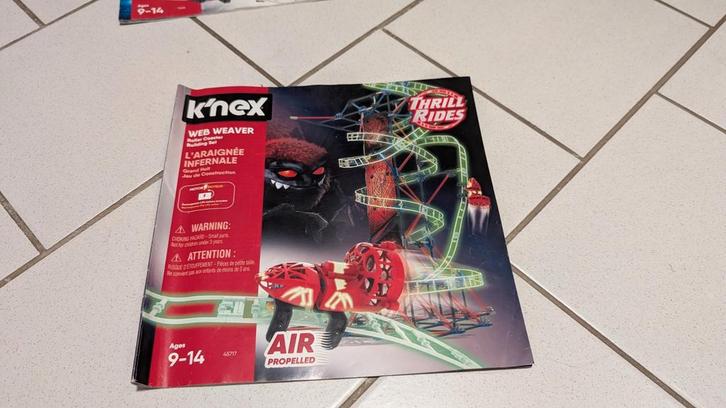 K'nex Achtbanen - Web Weaver & Kraken's Revenge, Kinderen en Baby's, Speelgoed | Bouwstenen, Gebruikt, K'nex, Ophalen of Verzenden