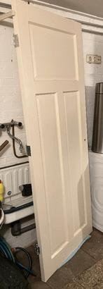 Jaren 30 paneeldeur incl. scharnieren, Ophalen, Gebruikt, 80 tot 100 cm, Binnendeur