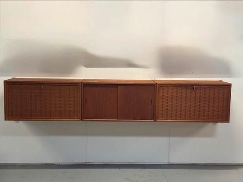 Poul Cadovius by Royal System vintage modulair wandsysteem, Huis en Inrichting, Kasten | Wandmeubels, Gebruikt, Minder dan 100 cm