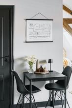 IKEA Eettafel SANDSBERG L67xB67xH73 zwart, Ophalen, 50 tot 100 cm, Vierkant, Tot twee personen