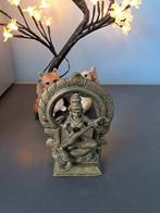Saraswati met instrument brons 14 cm, Ophalen of Verzenden, Gebruikt