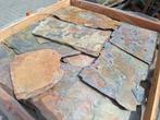 natuurlijke uitstraling leisteen flagstones Multicolor Slate, Tuin en Terras, Tegels en Klinkers, Ophalen, Nieuw, Natuursteen