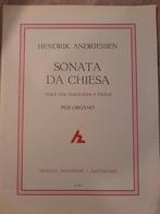 Andriessen - Sonata da Chiesa voor orgel, Muziek en Instrumenten, Orgel, Ophalen of Verzenden, Zo goed als nieuw, Artiest of Componist