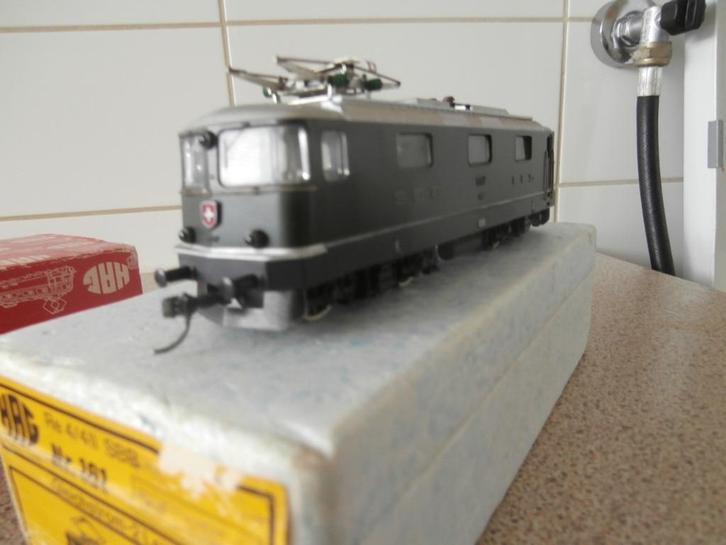H.A.G. SBB lok Digitaal NR 161 gelijkstroom, Hobby en Vrije tijd, Modeltreinen | H0, Zo goed als nieuw, Locomotief, Gelijkstroom