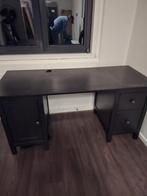 Zwarte bureau, Huis en Inrichting, Bureaus, Ophalen, Gebruikt