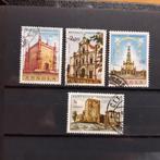vd1301 Angola  7  gebouwen, Postzegels en Munten, Postzegels | Afrika, Overige landen, Verzenden, Gestempeld