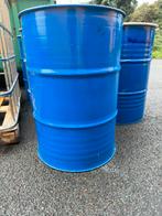 200 Liter Stalen Vaten - Blauw, Tuin en Terras, Ophalen of Verzenden