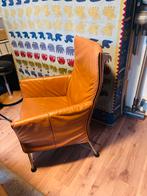 zeer goed comfortabele goed onderhouden leren zitstoel, Huis en Inrichting, Fauteuils, Ophalen of Verzenden, Zo goed als nieuw