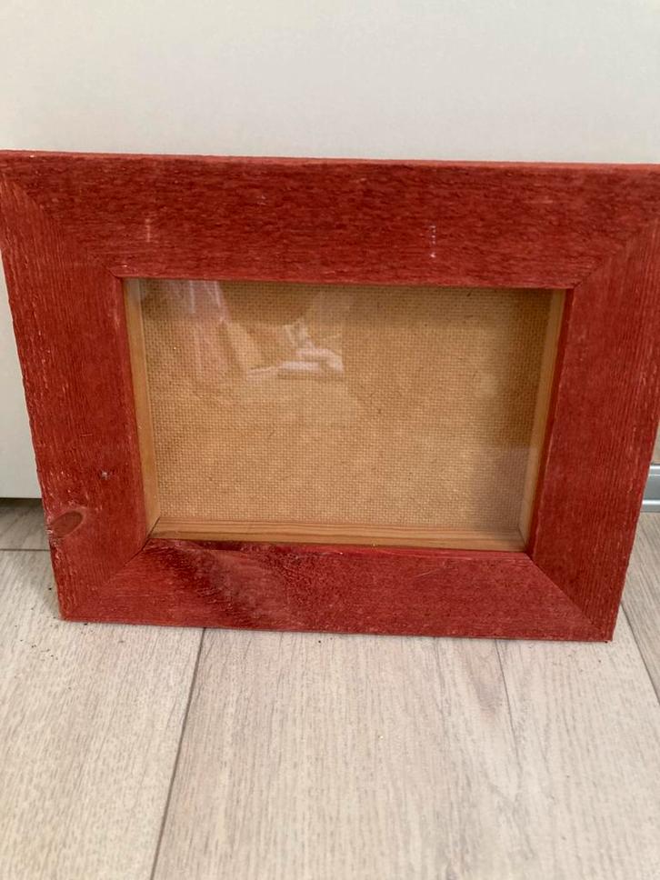 Diep fotolijstje, Huis en Inrichting, Woonaccessoires | Lijsten, Zo goed als nieuw, Minder dan 50 cm, Minder dan 50 cm, Hout, Ophalen of Verzenden