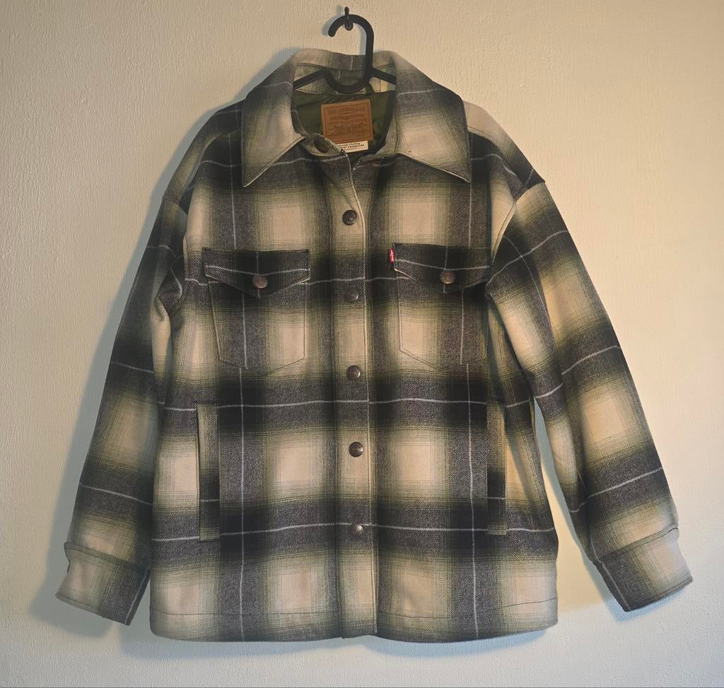 Levi's Premium Overshirt / Jas - Groen - Maat S, Ophalen of Verzenden, Zo goed als nieuw, Maat 36 (S), Levi's