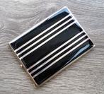 Om 1930 - 1940 Art Deco Sterling Zilveren Sigaretten Doos, Ophalen of Verzenden, Zilver