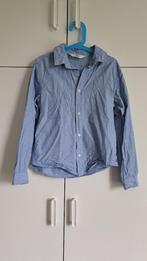 Blauwe blouse overhemd H&M - maat 134, Kinderen en Baby's, Kinderkleding | Maat 134, Gebruikt, H&M, Overhemd of Blouse, Ophalen of Verzenden
