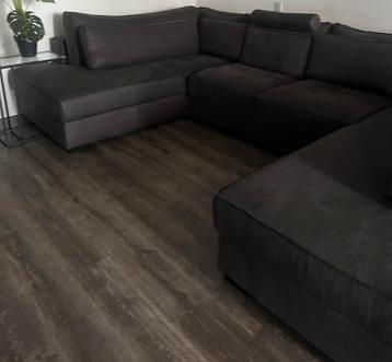 Te koop grote grijze U bank Zitmaxx beschikbaar voor biedingen