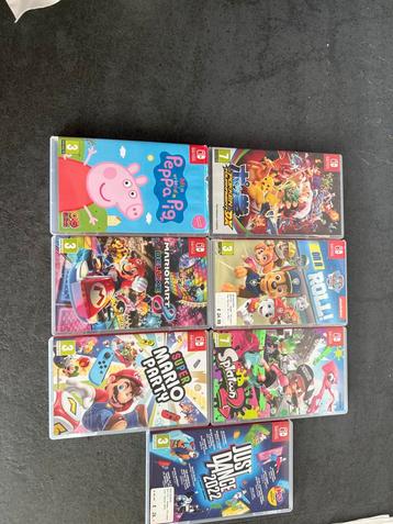 Nintendo Switch + 8 Games beschikbaar voor biedingen