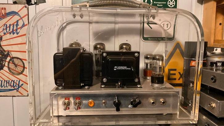 Mr Bassman Amplex versterker, Muziek en Instrumenten, Versterkers | Bas en Gitaar, Zo goed als nieuw, Minder dan 50 watt, Ophalen