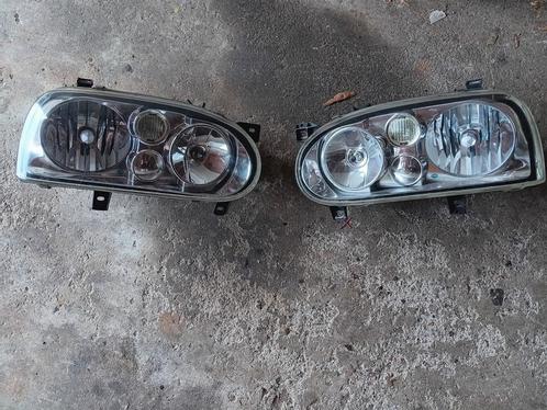 Gebruikte hella koplampen volkswagen golf 3, Auto-onderdelen, Verlichting, Volkswagen, Gebruikt, Ophalen of Verzenden