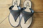 Dames slippers maat 38, Zwart, Zo goed als nieuw, Ophalen, Slippers