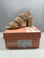 Posh, maat 38, zacht beige sandalen op hak, Kleding | Dames, Schoenen, Verzenden, Beige, Sandalen of Muiltjes, Zo goed als nieuw