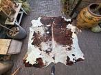 Koeienhuid kleed bruin wit, Crème, 150 tot 200 cm, Vierkant, 200 cm of meer