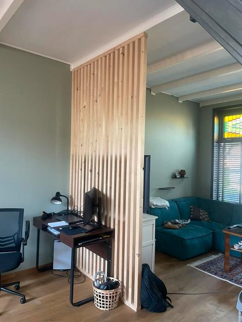 Room divider hout, Doe-het-zelf en Verbouw, Hout en Planken, Zo goed als nieuw, Minder dan 200 cm, Ophalen
