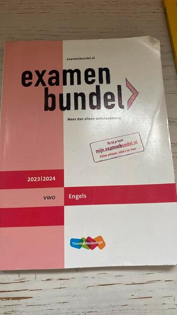 vwo examenbundel Engels 2023/2024 beschikbaar voor biedingen
