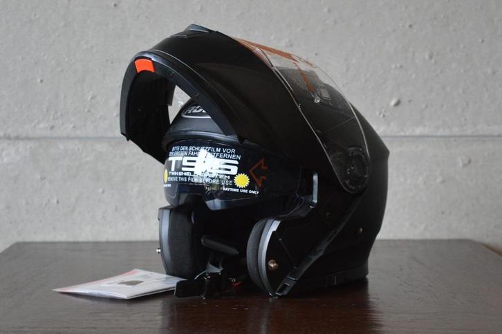 Nieuwe Büse ROCC 450 Systeemhelm - zwart, Motoren, Kleding | Motorhelmen, Dames, Heren, Systeemhelm, Overige merken, Nieuw met kaartje