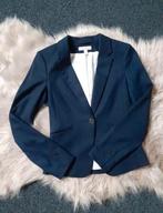 Donkerblauwe blazer/jasje, ZGAN, maat 32, H&M, Blauw, Ophalen of Verzenden, Zo goed als nieuw