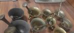 Lot van 11 oude bronzen vijzels., Antiek en Kunst, Antiek | Koper en Brons, Ophalen of Verzenden, Brons