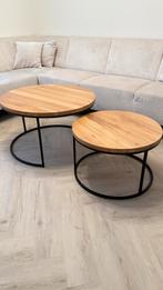 Eikenhouten Eettafel / eikenhouten salontafel met 6 stoelen, 100 tot 150 cm, Ophalen of Verzenden, Zo goed als nieuw, Vier personen