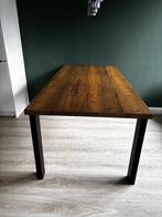 Eetkamertafel hout 190 cm, Huis en Inrichting, Tafels | Eettafels, Ophalen, Gebruikt, 50 tot 100 cm, 150 tot 200 cm