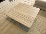 Design coffee table made of travertine, Huis en Inrichting, Tafels | Salontafels, 50 tot 100 cm, Zo goed als nieuw, 50 tot 75 cm