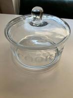 Grote glazen koektrommel snoeppot, Glas of Glazen, Ophalen of Verzenden, Overige stijlen, Glas