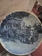 Delftblauw bord, Ophalen