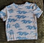 Bershka leuk shirt, Blauw, Korte mouw, Maat 34 (XS) of kleiner, Gedragen