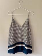 Top met print maat XS, Kleding | Dames, Tops, H&M, Zo goed als nieuw, Zonder mouw, Maat 34 (XS) of kleiner