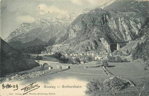 (701-261-043) Amsteg Gotthardbahn, Verzamelen, Ansichtkaarten | Buitenland, Overig Europa, Verzenden