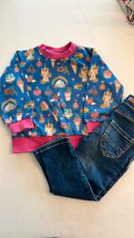 Setje eenhoorn trui miskmask en jeans name it, Ophalen of Verzenden, Gebruikt, Meisje, Broek