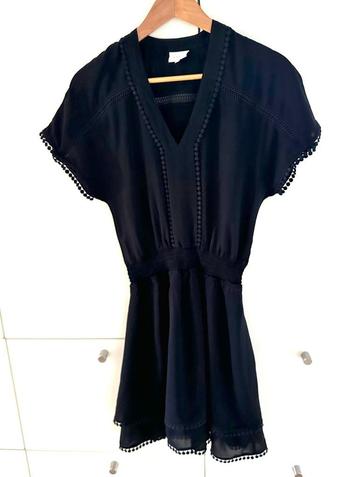 Als nieuw luchtig zwart jurkje Dante 6 maat 1 xs 34 beschikbaar voor biedingen