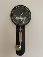 Warmink Wandklok met Koperen Details - Perfect Werkend!, Ophalen, Gebruikt, Analoog, Wandklok