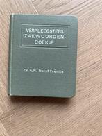 Verpleegsters Zakwoordenboekje - Dr. A.N. Nolst Trénité, Antiek en Kunst, Ophalen of Verzenden