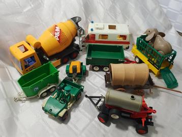 Doos vol VOERTUIGEN Playmobiel Lego Duplo beschikbaar voor biedingen