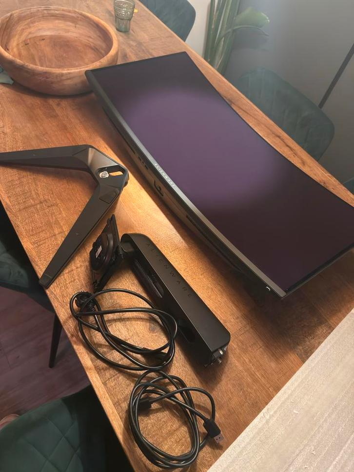Alienware AW3423DWF 1440P OLED! met garantie, Computers en Software, Monitoren, Nieuw, 151 t/m 200 Hz, DisplayPort, Gaming, Ingebouwde speakers