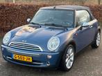 Mini Cooper Cabrio 1.6 Union Jack Airco APK 11/2026, Voorwielaandrijving, Zwart, 4 cilinders, Leder en Stof